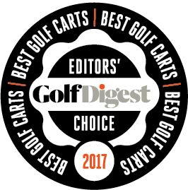 Golf Digest best golf car badge