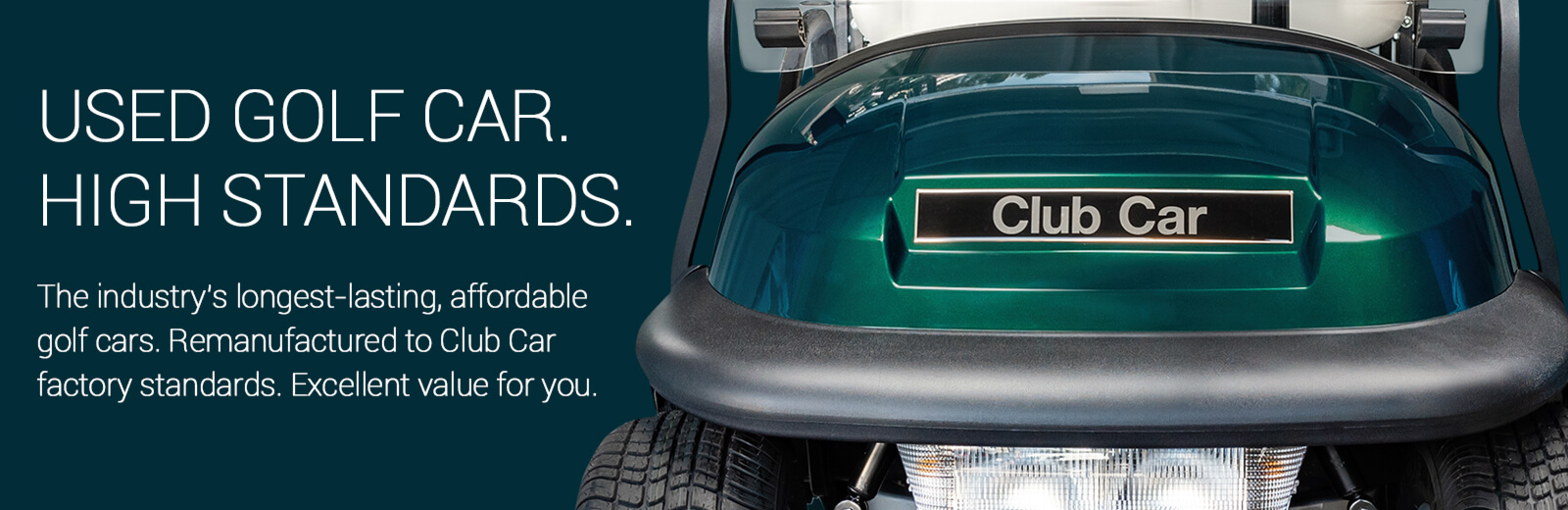 Club Car used golf cart options provide excellent value