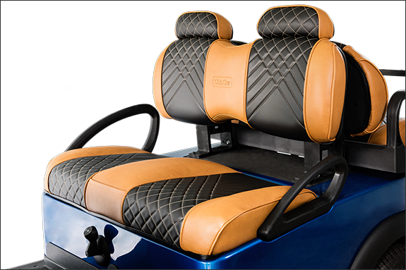 Premium Comfort Seats Club Car Golf Cart Accessories - Club Car Precedent Black Seat Covers