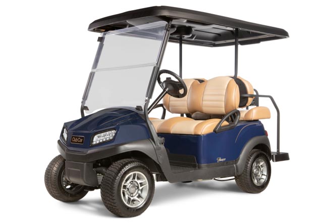 Tempo 2+2 golf cart transportation for facility guests