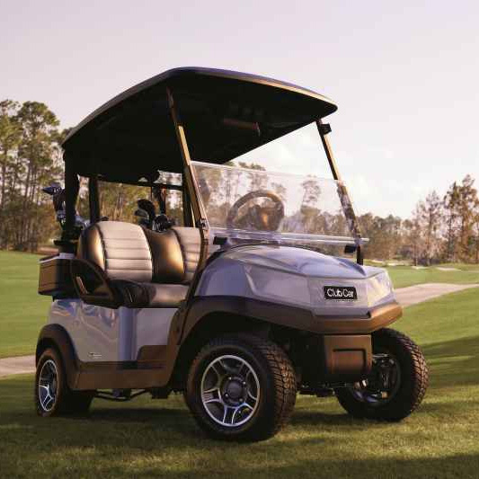 Tempo golf cart on golf course