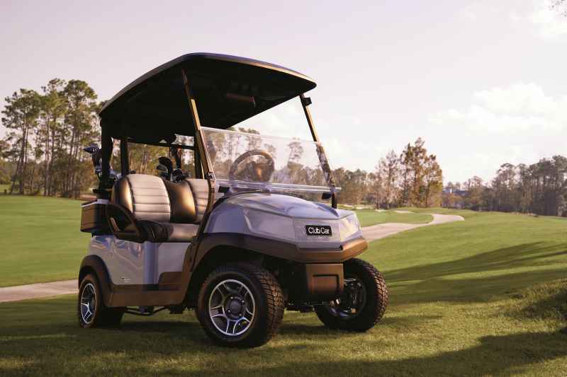 Tempo, from Club Car, is a new fleet golf cart with automotive styling and connected technology
