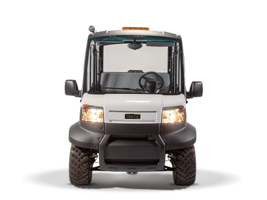 Urban electric truck front view
