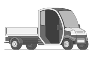 Urban small electric pickup truck bed options