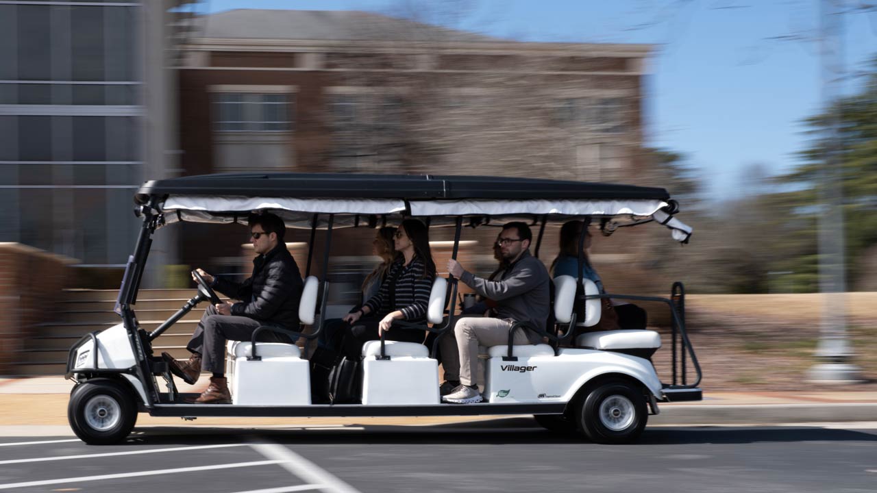 8 passenger golf cart shuttle