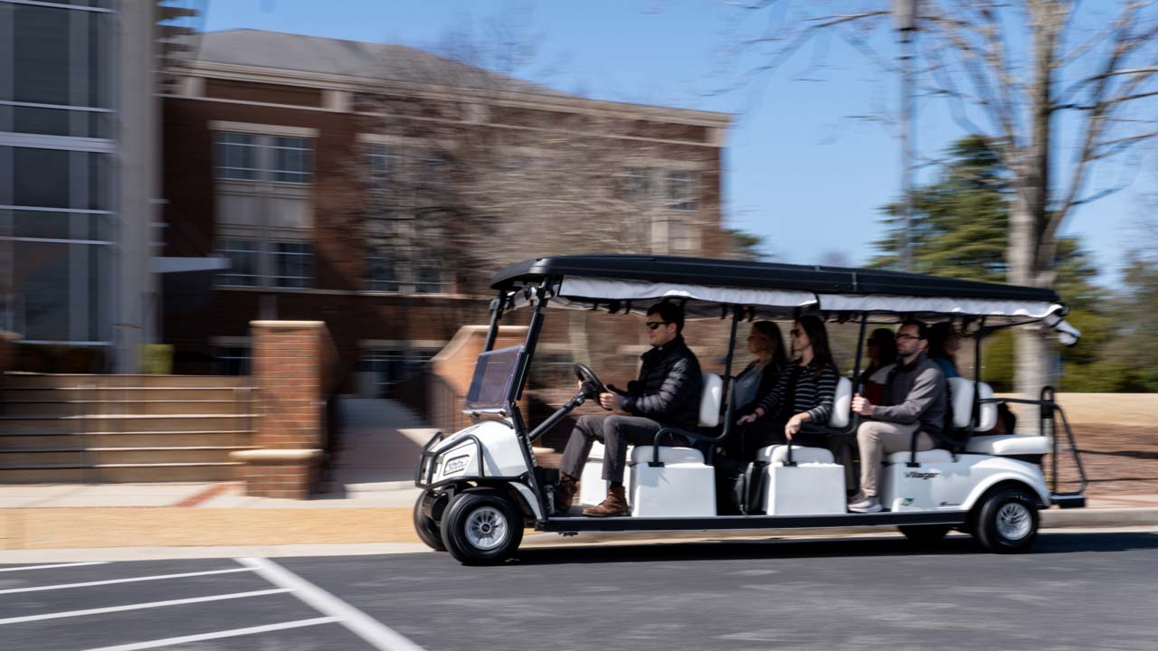 Villager 8 passenger golf cart shuttle